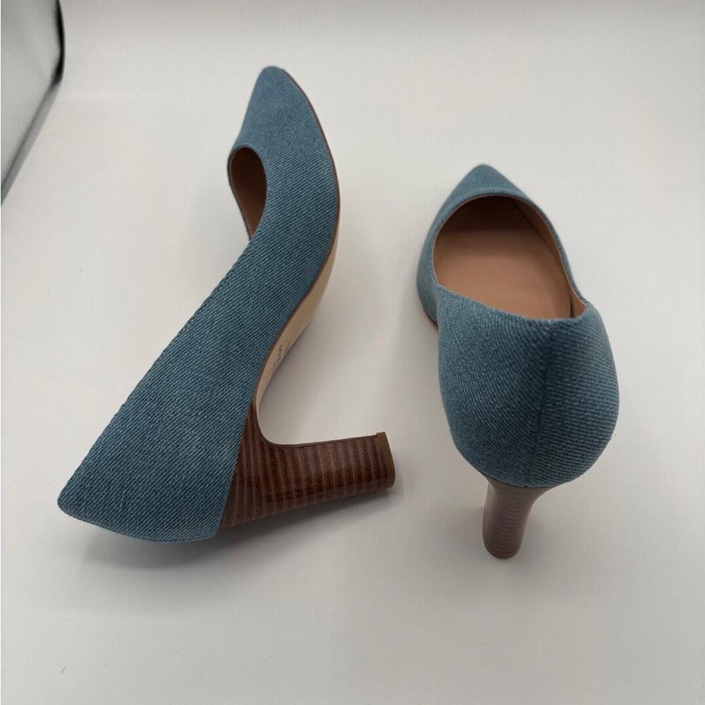 NWT Cole Haan Women’s Mylah Pump 75mm Light Denim (size 7.5B) - Picture 5 of 10